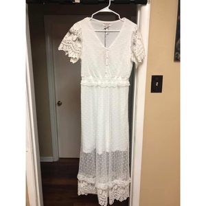 NWT Lace White Dress